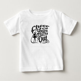 T-shirt Pour Bébé Chemise Ballerine "Cheer Your Heart Out"