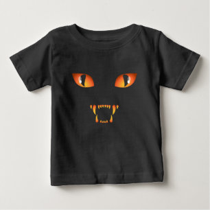 T-shirt Pour Bébé Chemise bébé Halloween, maillot de costume chat no