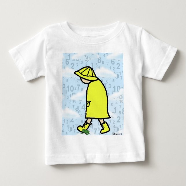 T-shirt Pour Bébé Chemise bébé Rainy Day (Devant)