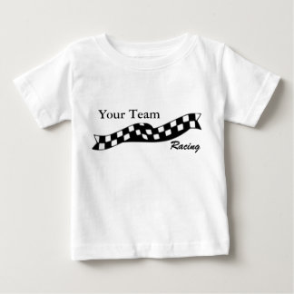 T-shirt Pour Bébé Chemise Checkered de nourrisson d'équipe de course