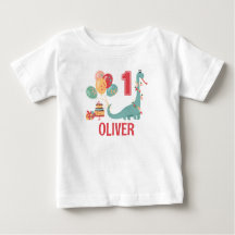 Chemise d'anniversaire de Dinosaur | Chemise à thè