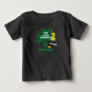 T-shirt Pour Bébé Chemise d'anniversaire irlandaise shamrock pour St