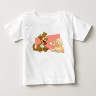 T-shirt Pour Bébé Chemise de bébé et de chiot