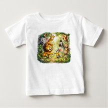 Chemise de bébé mignonne avec dessin animé – Tee-s