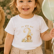 Chemise de bébé pour le deuxième anniversaire Wate