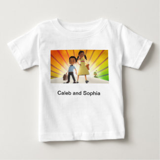 T-shirt Pour Bébé Chemise de Caleb et de Sophia