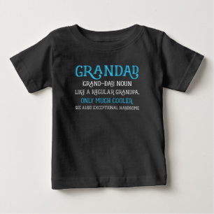 T-shirt Pour Bébé Chemise de définition de grand-père - Drôle cad