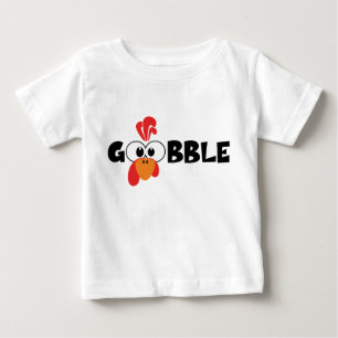 T-shirt Pour Bébé Chemise Dindon Visage Glouglouter