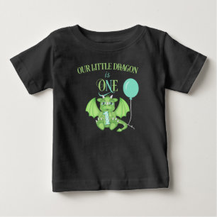 T-shirt Pour Bébé Chemise Dragon 1er Anniversaire