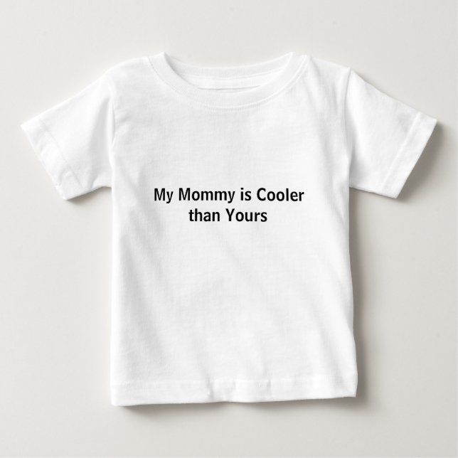 T-shirt Pour Bébé Chemise du glacière de ma maman (Devant)
