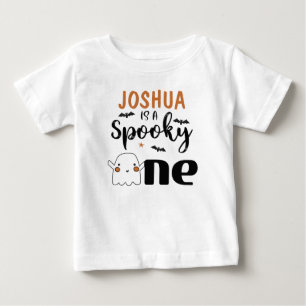 T-shirt Pour Bébé Chemise Éffrayante d'un enfant d'Halloween 1er ann