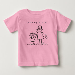 T-shirt Pour Bébé Chemise fille de maman