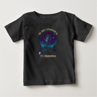 T-shirt Pour Bébé Chemise foncée pour enfants, Cabane