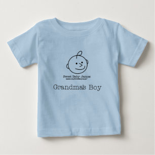 T-shirt Pour Bébé Chemise garçon de grand-mère