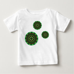 T-shirt Pour Bébé Chemise lumière de la Terre Mandala pour enfants e