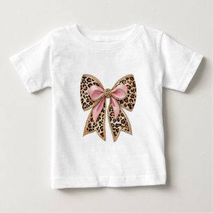 T-shirt Pour Bébé Chemise moderne avec noeud coquet