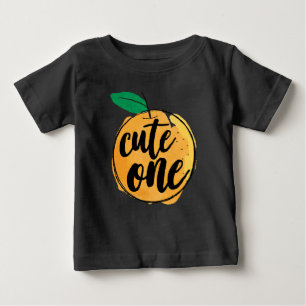 T-shirt Pour Bébé Chemise orange Little Cutie