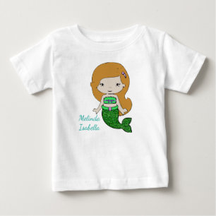 T-shirt Pour Bébé Chemise personnalisée Sirène Baby one Piece
