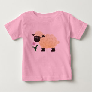 T-shirt Pour Bébé Chemise Petit Agneau Tutu
