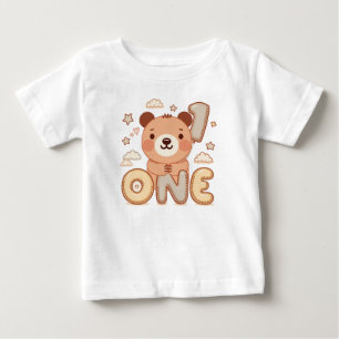 T-shirt Pour Bébé Chemise premier anniversaire de bébé – Ours & Ball