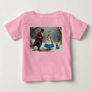 T-shirt Pour Bébé Chemise rose bébé Alice Hiver