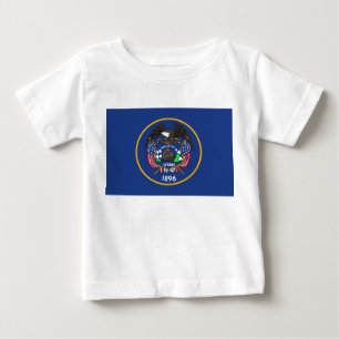 T-shirt Pour Bébé Chemise T bébé avec Drapeau de l'Utah