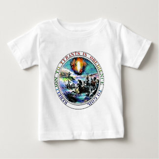 T-shirt Pour Bébé Chemises de bébé de patriote