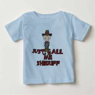T-shirt Pour Bébé Chemises et cadeaux Sheriff