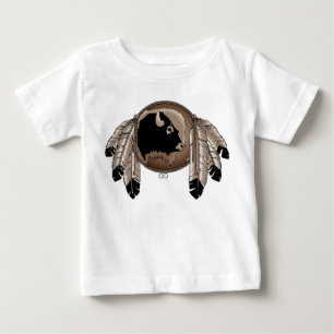 T-shirt Pour Bébé Chemises pour bébés Metis Native Wildlife Art Baby