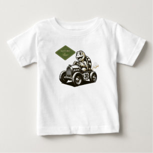 T-shirt Pour Bébé Chemises Tri-Blend tortue de dessin animé vintage