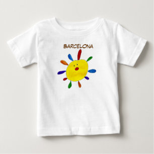 T-shirt Pour Bébé Chemisette Barcelone