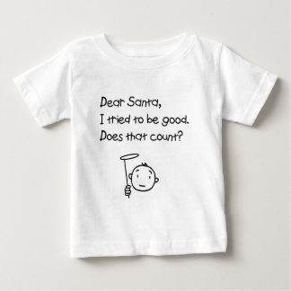 T-shirt Pour Bébé Cher Père Noël
