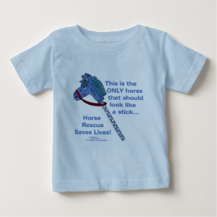 T-shirt Pour Bébé Cheval à bâche