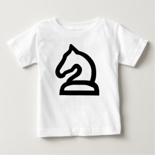 T-shirt Pour Bébé Chevalier blanc
