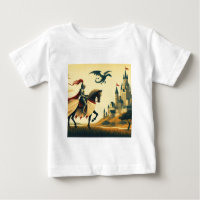 Chevalier médiéval/dragon/château fantastique