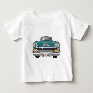 T-shirt Pour Bébé Chevrolet Impala 1958