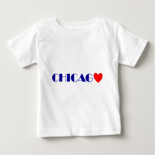 T-shirt Pour Bébé chicago j'aime