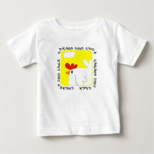 T-shirt Pour Bébé Chicken dit Cluck Farm Baby robe