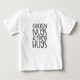 T-shirt Pour Bébé Chicken nugs & maman hugs