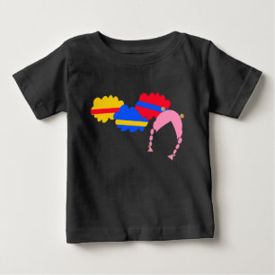 T-shirt Pour Bébé Chicky, Cha-Cha, Boom-Boom, Lya-Lya