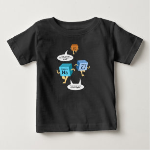 T-shirt Pour Bébé Chimie Gag Science Enseignant Bébé Anniversaire