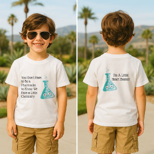 T-shirt Pour Bébé Chimiste pharmacien de Beaker bleu mite