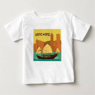 T-shirt Pour Bébé Chine   Hong Kong