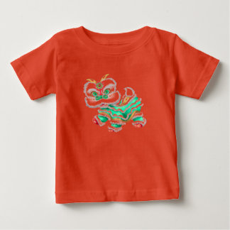 T-shirt Pour Bébé Chinois Nouvel An Dragon Bébé Vert