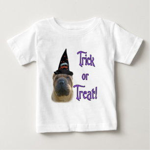 T-shirt Pour Bébé Chinois Shar Pei Trick