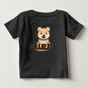 T-shirt Pour Bébé Chiot