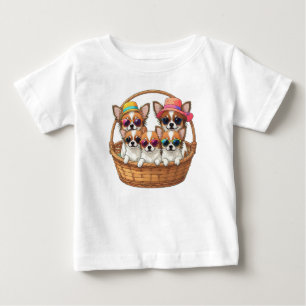 T-shirt Pour Bébé Chiots drôles de Chihuahua