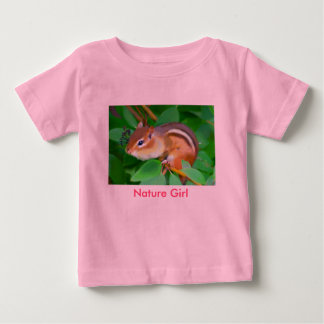 T-shirt Pour Bébé Chipmunk onsie, Nature Girl