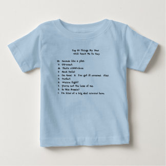 T-shirt Pour Bébé Choses du principal 10 mon papa …
