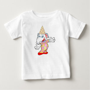 T-shirt Pour Bébé Cirque Elephant Clown Dessin animal